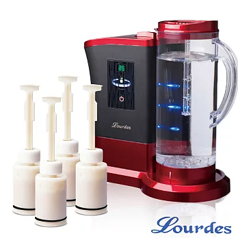 日本Lourdes 羅德氫騎兵負氫水(高濃度水素水)(酒紅)贈濾心X4