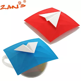Zan’s-紙飛機造型神奇杯蓋紅