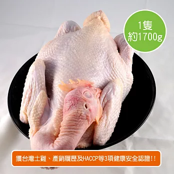 【陽光市集】標裕牧場-珍珠嫩雞全雞(1700公克)