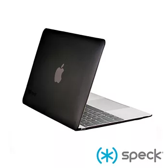 Speck See Thru MacBook 12"透明保護殼黑色霧透