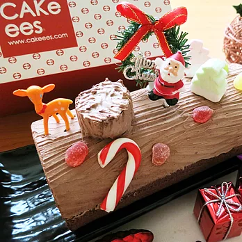 ★聖誕限定★【CAKeees糕點家】耶誕節樹幹蛋糕-香蕉巧克力口味