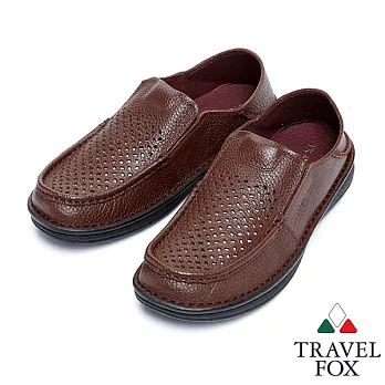 Travel Fox 孔繁舒適輕便鞋915681-176-39咖啡色