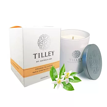 Tilley百年特莉 橙花香氛大豆蠟燭250g