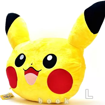 神奇寶貝【皮卡丘】大頭抱枕-L號