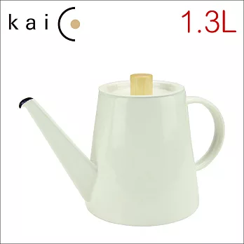日本 kaico K-017琺瑯壺 手沖壺 咖啡壺 1.3L (HG9047)