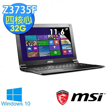 【MSI 微星】S120-001TW 11.6吋《990g_Win10》FHD IPS面板輕薄長效小筆電夜