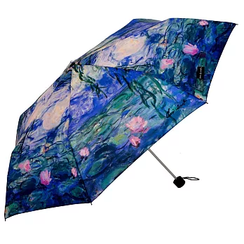 【雨傘詩人Poet of Umbrella】輕巧油畫折傘-莫內-睡蓮