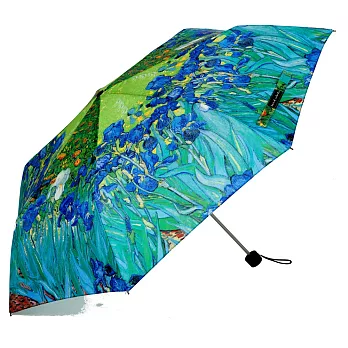 【雨傘詩人Poet of Umbrella】輕巧油畫折傘-莫內-鳶尾花