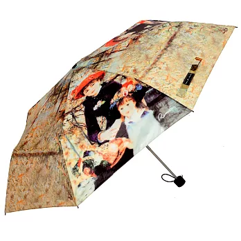 【雨傘詩人Poet of Umbrella】輕巧油畫折傘-雷諾瓦-陽台上