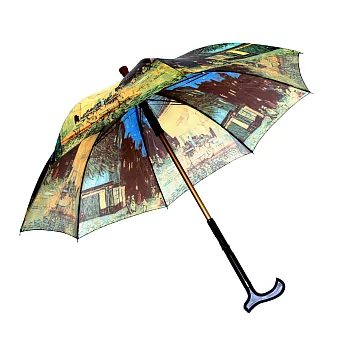 【雨傘詩人Poet of Umbrella】拐杖傘-梵谷- 夜晚露天咖啡座