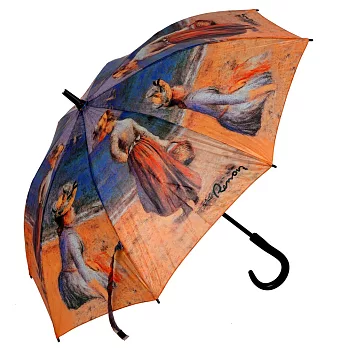 【雨傘詩人Poet of Umbrella】藝術自動直傘-雷諾瓦- 海灘上的人