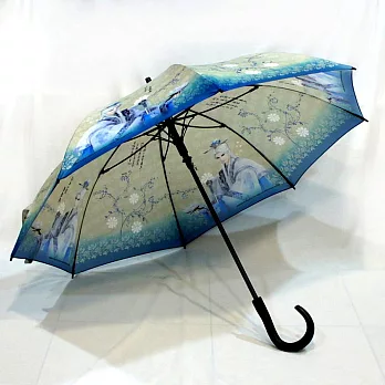 【雨傘詩人Poet of Umbrella】藝術自動直傘-霹靂布袋戲-素還真