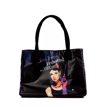 【雨傘詩人Poet of Umbrella】輕巧托特包-奧黛麗赫本