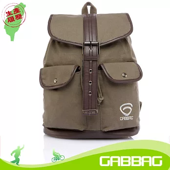 GABBAG 森布抽繩後背包GB14103-17-綠色