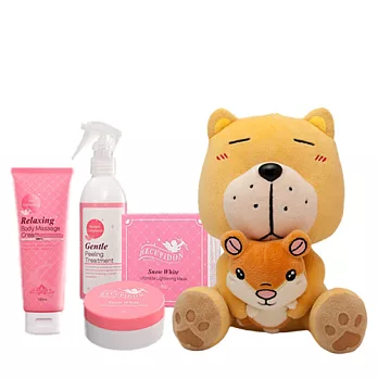 比可比x無奈熊限量絨毛公仔特惠組