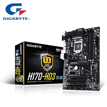 GIGABYTE 技嘉 GA-H170-HD3 主機板