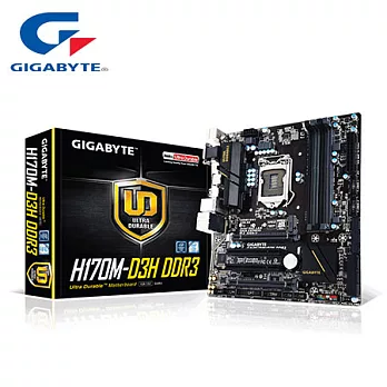 GIGABYTE 技嘉 GA-H170M-D3H DDR3 主機板