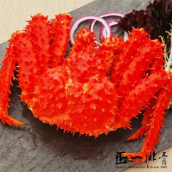 【正一排骨】 A級L帝王蟹 (1.5-1.6KG/附和風醬+保溫提袋) 來自智利第一品牌