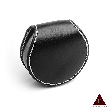 【H-CT】純手工馬蹄設計款真皮零錢包(ZD-X501黑-Z)