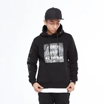 【DYC X FLOW】 - Strikethrough Hoodie_S_黑色