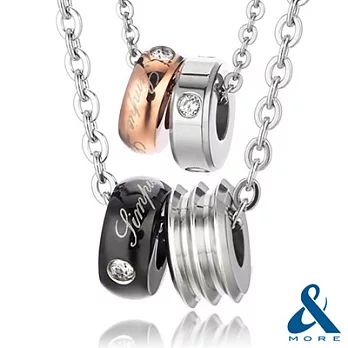 【&MORE】愛迪莫鈦鍺-NO.32鍺鋼『轉動愛情』情人對鍊