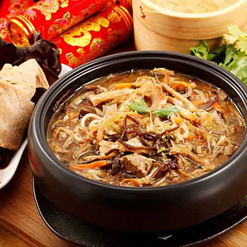 三低素食年菜 樂活e棧 金玉滿堂-御膳鮮羹(1000g/盒,共1盒)不指定出貨日