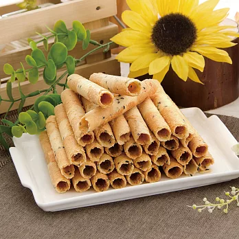 【UH】奇華 - 芝麻蛋捲禮盒(矮罐)