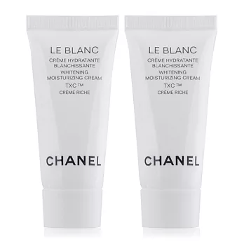 CHANEL 香奈兒珍珠光感TXC美 白保濕乳霜-豐潤版(5ml)X2入