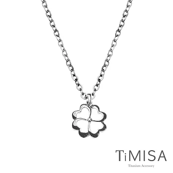 TiMISA《四葉心》純鈦項鍊(E)