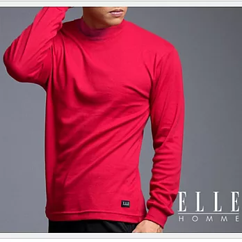 ELLE HOMME 活動款 秋冬衛生衣系列 高領長袖衫《超值2件組》 紅色XL紅色