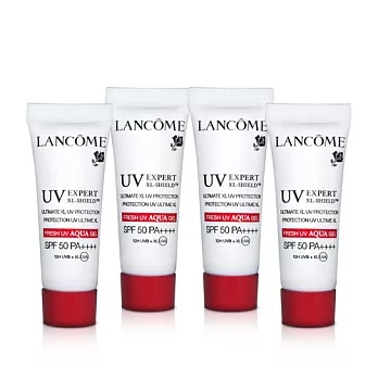 Lancome蘭蔻 UV超輕盈柔白水感隔離露SPF50 PA++++(10ml)X4入