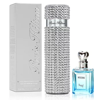 Paris Hilton派瑞絲希爾頓 十周年璀璨紀念限量版女性淡香精100ml(贈Moschino小香)