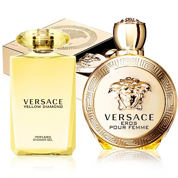 VERSACE凡賽斯 EROS愛神女性淡香精50ml(贈香愛黃鑽沐浴精200ml)