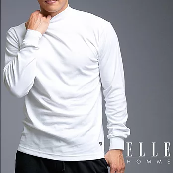 ELLE 跨年慶活動保暖高領衛生衣M白色