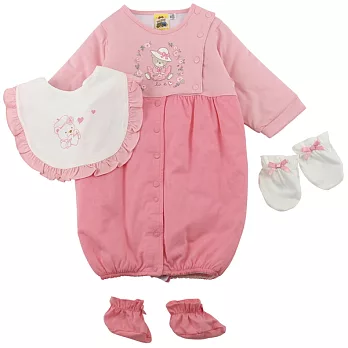 【愛的世界】鋪棉兩用嬰衣禮盒-台灣製-3M粉紅色