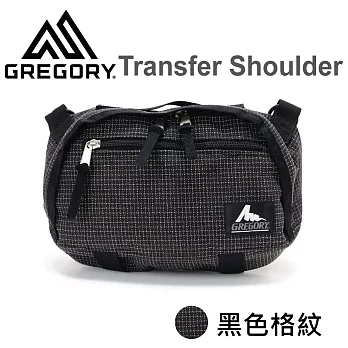 【美國Gregory】Transfer Shoulder日系休閒側背包-黑色格紋-M