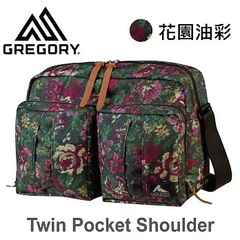 【美國Gregory】Twin Pocket Shoulder日系休閒側背包-花園油彩-S