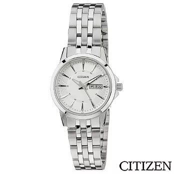 CITIZEN星辰 簡潔大方時尚女性腕錶 EQ0600-57A