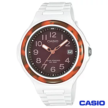 CASIO卡西歐 豹紋太陽能簡約時尚腕錶 LX-S700H-5B