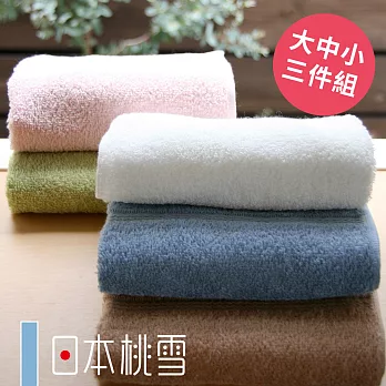 Toucher日本桃雪【居家系列】大中小超值三件組-共6色-藍色