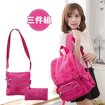 MANDE RHODE 曼德羅德夏日樂活輕量包(三件組)-桃色