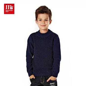 【JJLKIDS】小紳士百搭氣質造型毛衣(藏青)120藏青