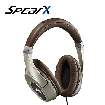 SpearX 品味經典 D系列音樂耳機D1(經典咖啡金)