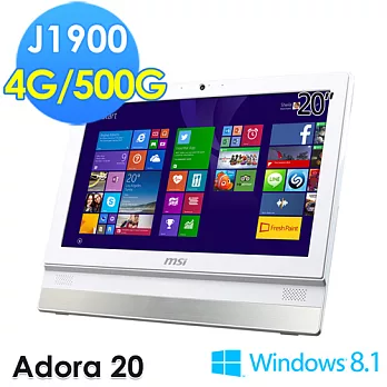 【msi微星】Adora20 2BT-028TW 20吋 J1900 WIN8.1 (白色)