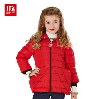 【JJLKIDS】高雅時尚羽絨外套(大紅)105大紅