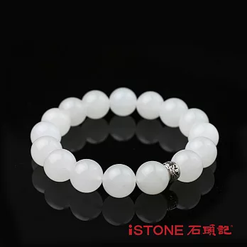 石頭記 轉運珠12mm手鍊-純淨京白玉京白玉