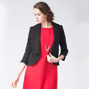 【INF】時尚率性大翻領外套15588M黑色