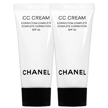 CHANEL 香奈兒 完美無齡CC霜SPF50/PA++++(5ml)*2#10