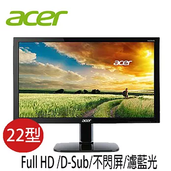 Acer宏碁 KA200HQ 19型 護眼寬液晶螢幕