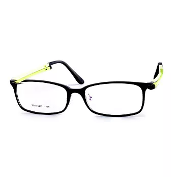【情人節告白神器】Gluck! 時尚炫彩 扁方框平光眼鏡2050-4黑